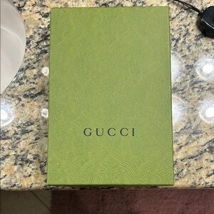 Gucci Olive Green Embossed Box